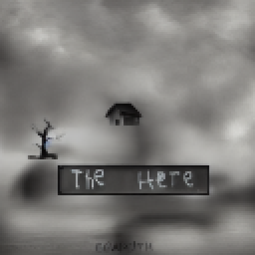 bleak landscape with gray, cloudy sky