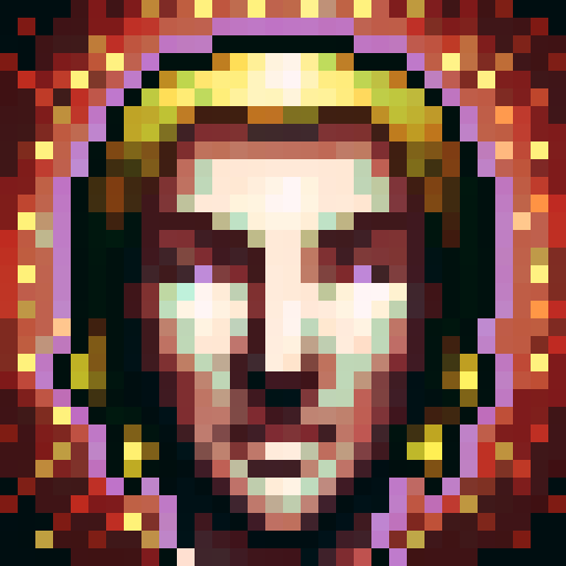 Realistic white rapper with golden teeth