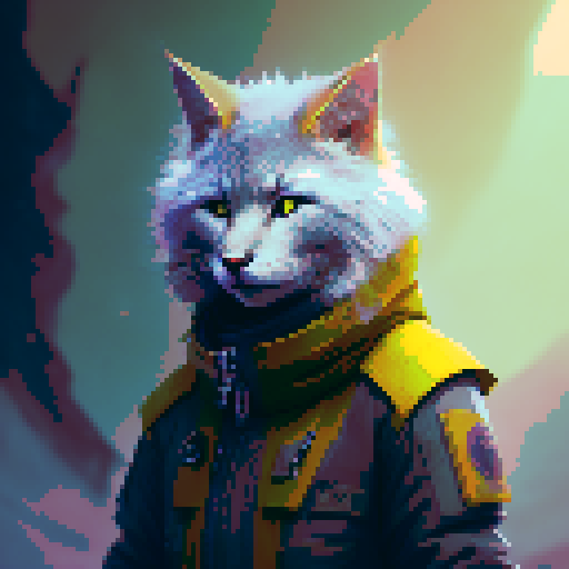 Hatake Kakashi with a black cat with yellow eyes on his shoulders in between towering, snowy mountains