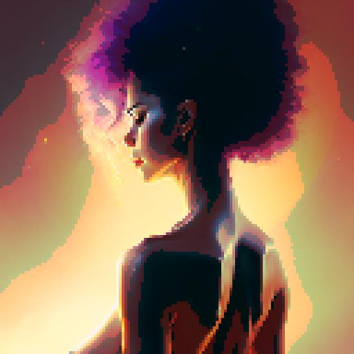 sexy naked woman, bent over with ass facing camera, fingering herself, pixel art porn
