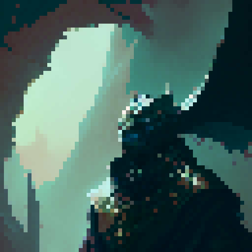 dark lord, medieval fantasy style, sinister aura, glowing eyes, blackened cloak, ornate cape, ancient mask, weapon at his back, looming presence, intense shadows, intricate details, torso view, looking at his right, zoom in
