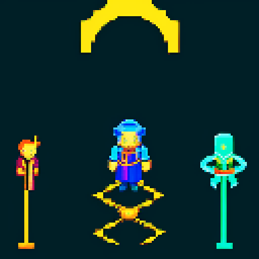 three men, archmage and his apprentices , magic staff, light at the archmage, dark place, king with staff, cant see eyes, eyes darken, only three men