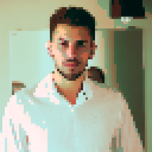 Self-portrait, knight vest, bold face