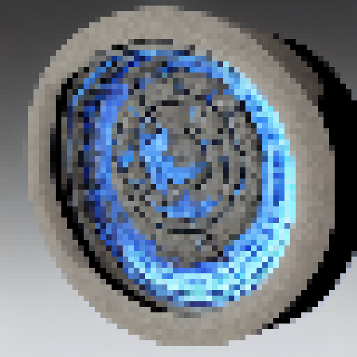 Round runic portal to another dimension