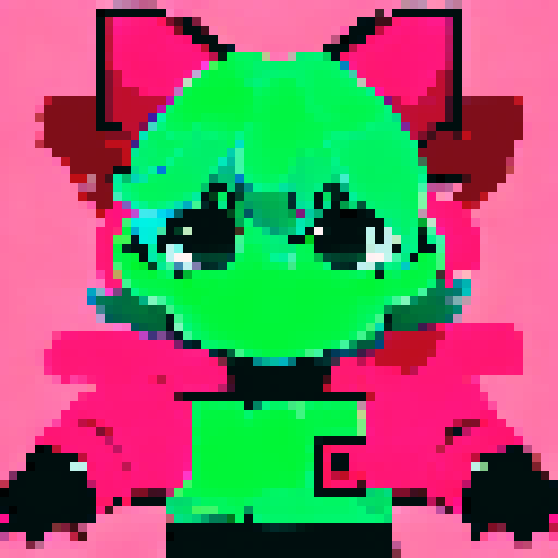 pink dress, tileset, game icon, 32x32 pixel art, sRGB, skill art, close up, portrait