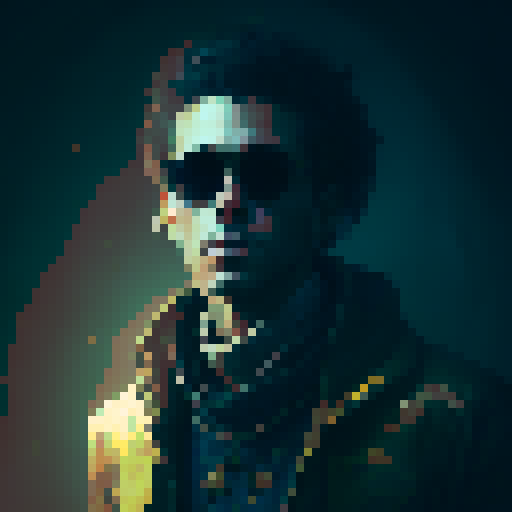 Strong man, holding a microphone, wearing jewelry, dressed in a suit, clean cut, wearing sunglasses, surrounded by gold