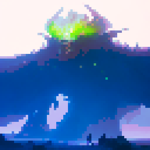 Ominous shadows lurk behind a lone warrior, wielding a glowing sword and shield, as they navigate a twisted and dark forest filled with gnarled trees, eerie fog, and glowing eyes of unknown creatures in this fantasy RPG nightmare