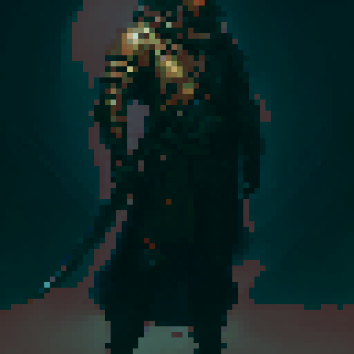 armored soldier, outside castle, unsheathing sword, fantasy RPG