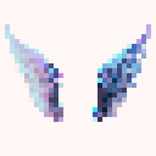 Black and purple wings