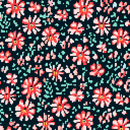 floral fabric pattern by marimeko white background