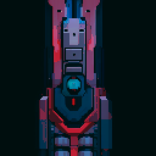 space ship, retro, vibrant colors, blocky, low resolution, 8-bit, diagonal lines, neon glow, starry background, exhaust trails, futuristic, geometric shapes, space exploration