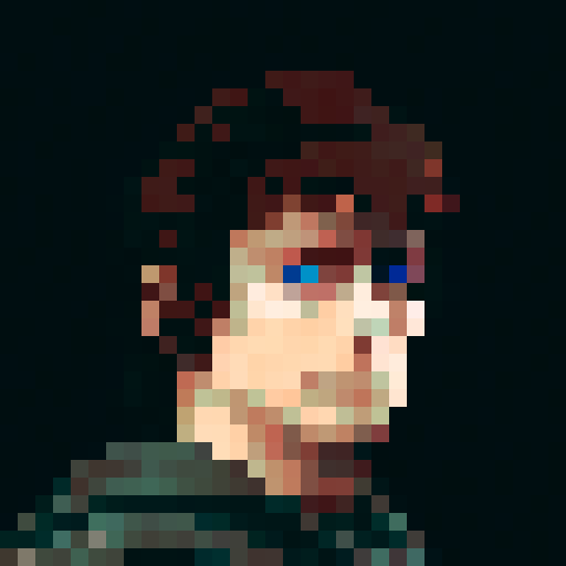 a character icon for a street fighter style game