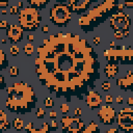 rusty gear