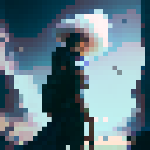 Main character young witch. Overhead fantasy rpg character sprite. Facing south. 