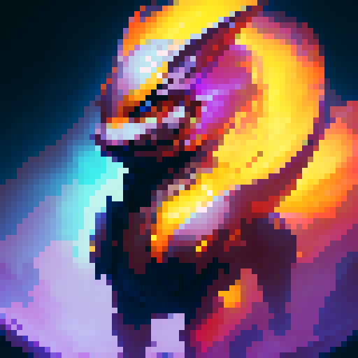 Pokemon style fire type starter 