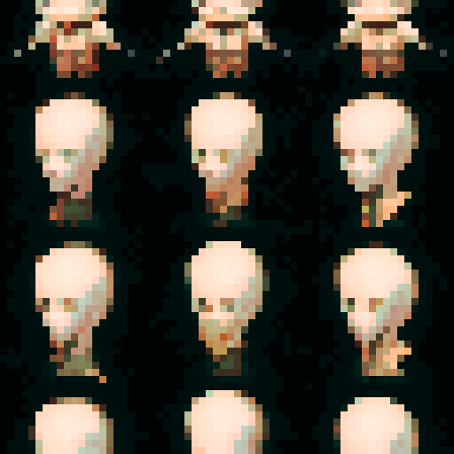 Rabbit, character walking sprite, RPG Maker MV