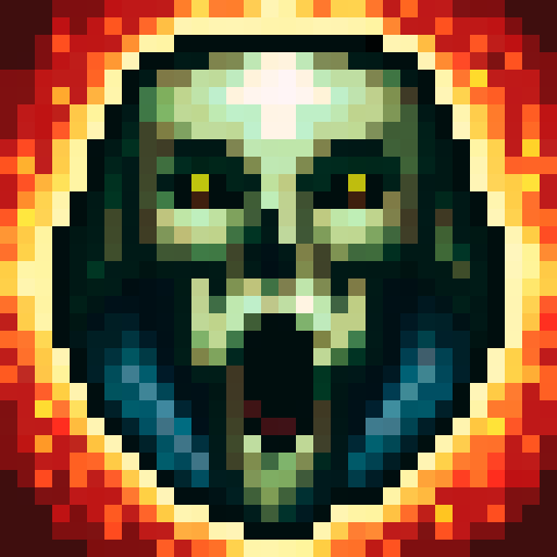 Death and scary face