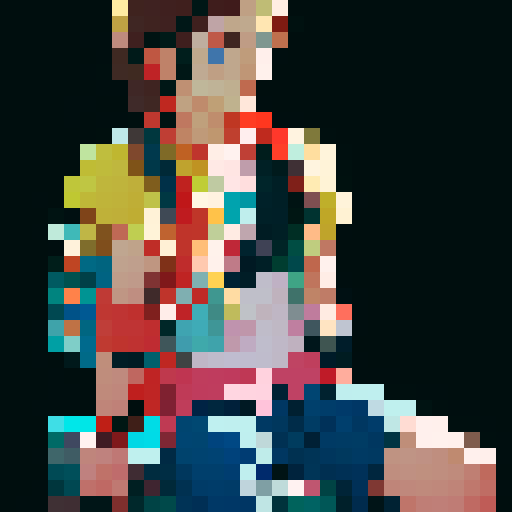 Pokémon trainer holding a Poké Ball. White background