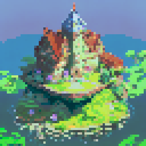 Majestic castle with towering turrets and arched windows, nestled in a lush green landscape with a rippling river flowing nearby, portrayed in a stunning portrait style.