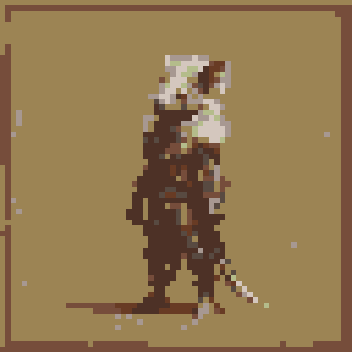 small fantasy icon of a ratman archer for use in a fantasy wargame