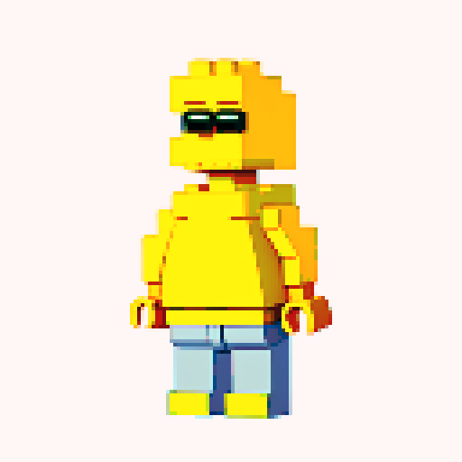 Simpons lego pixel