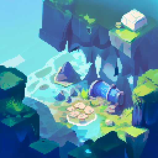 giant sand pit, quicksand, platform, crude giant slingshot, clear and bright weather, sRGB, background, landscape, landscape portrait