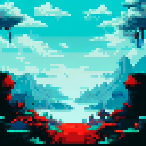 dark pixel space ship scifi border