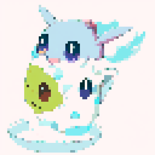 Smug smiling plastic cup with anime-style eyes