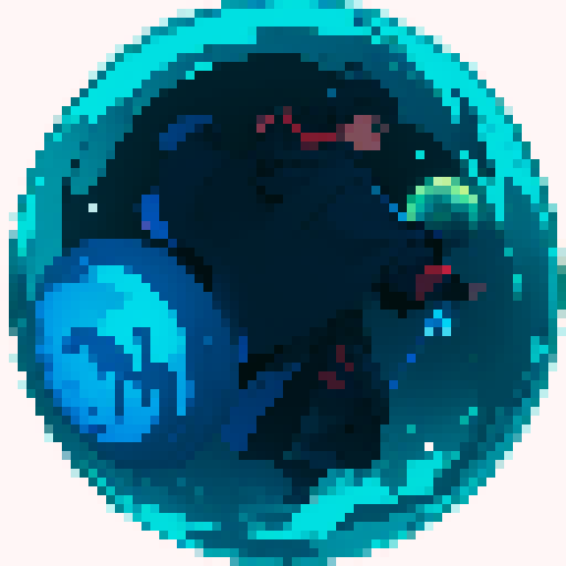 force field shaped like an orb no person inside