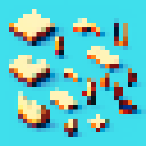 rising curve graph, retro pixel art, 2D, game asset for icon