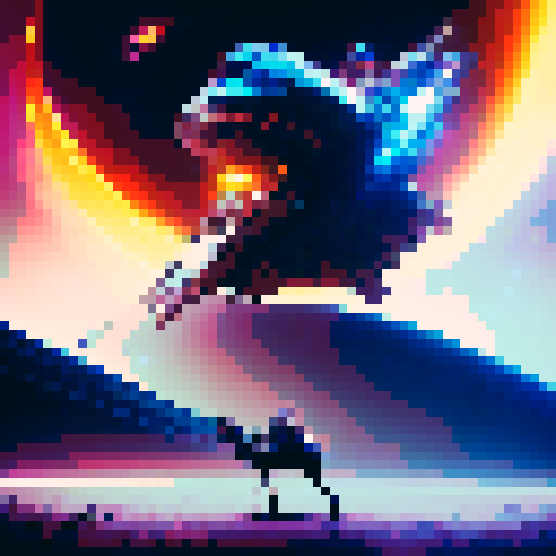 Surrealist, futuristic.
        
        A chrome-plated astronaut rides atop a mechanical horse through a neon-lit dreamscape, surrounded by floating geometric shapes and pulsing electronic music.