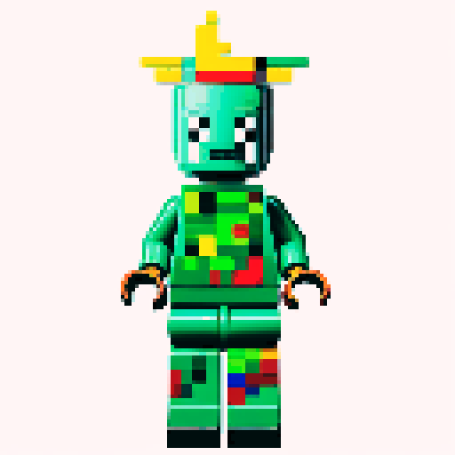 lego pixel, vibrant colors, blocky shapes, small plastic bricks, isometric perspective, retro video game, low resolution, 8-bit graphics, sharp edges, square grid, limited color palette, nostalgic feel, brick-built characters, iconic lego logo, digital recreation, detailed textures, crisp lines, simplified forms, nostalgic gaming vibes