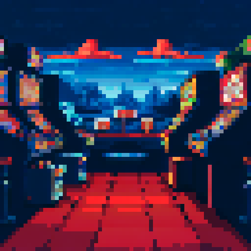 make a logo for an arcade, I want it to be an arcade machine by itself