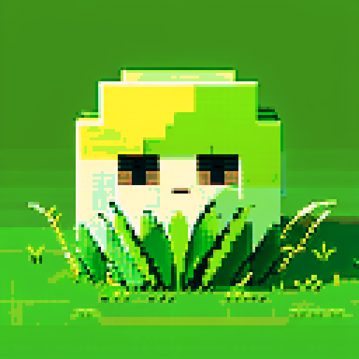 solid color background, single blade of grass