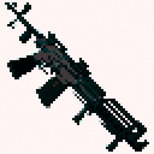 highly detailed ak47 rifle 