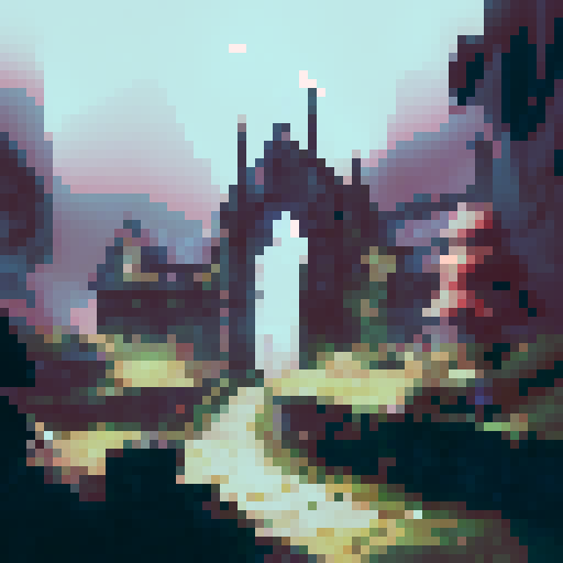 Dreary castle, mist-covered hills, towering turrets, gothic architecture, ominous shadows, moonlit courtyard, overgrown ivy, eerie atmosphere, hauntingly beautiful, melancholic landscape