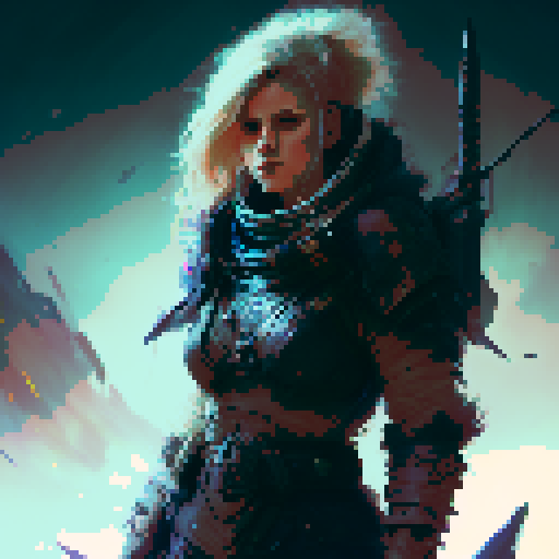 female barbarian, tall, menacing, full body, intense glare, angry, large great axe, tribal clothing, Action Pose, fantasy RPG