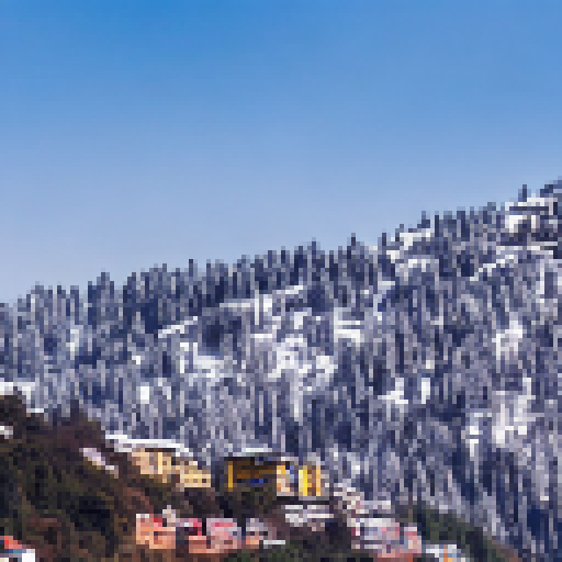 shimla houses and terrain
