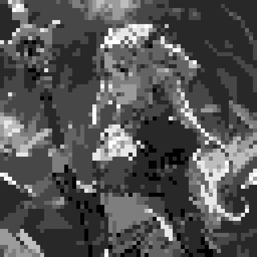 busty succubus, skin tight lace, deep v-neck crop top, intricate druidic staff, pixel art, sRGB