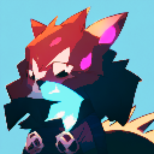 I want a picture of cat chilling beside campfire at night