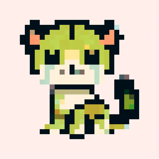 a cute jaguar in the forest. the scenery have on tree in each side and the sky have a bright sun