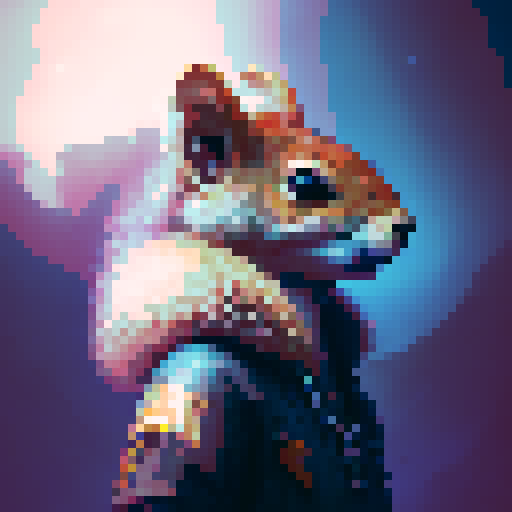 squirrel, sideview, sprite sheet