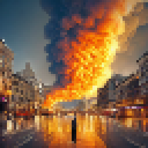 A city aflame with love and war