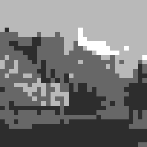 Top-down perspective aspen tree