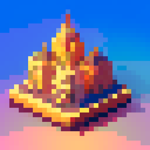 Economic Icon, glimmering with a radiant hue, nestled among other game assets, awaiting its transformation into a pixel art icon for a casual game, bold outline