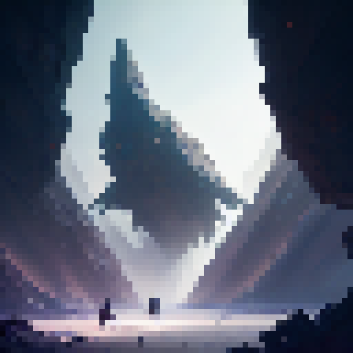 Sword-wielding hero battles fierce beasts in a surreal, dreamlike landscape, evoking the epic grandeur of classic RPGs and dripping with the vivid hues and bold brushstrokes of concept art.