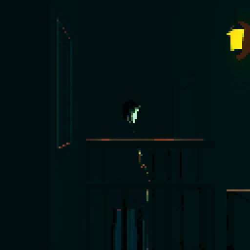 dark city apartment interior at night, balcony, melancholy, depressed, lonely man's apartment, sadness, dimly lit, bare