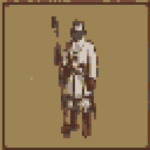 small fantasy icon of ratman archer for use in a fantasy wargame