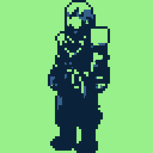 
recreates the character from the reference image but creates the character's lighting with the reference palette