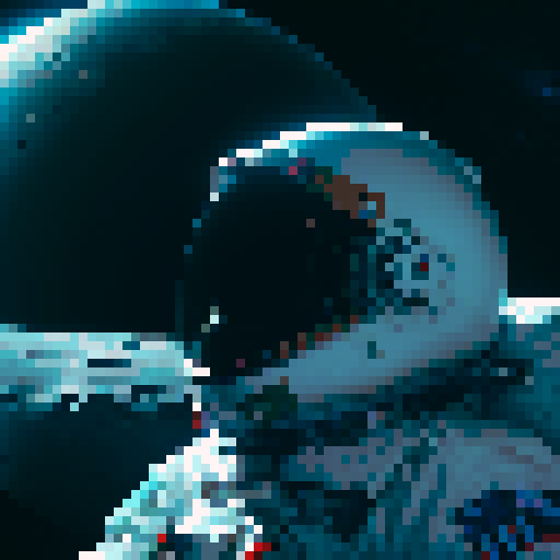 an astronaut ((fully detailed and realistic no deformations )) lost on the moon, in the realistic sci-fi and cinematic Photographic style, extremely detailed in 4k/8k with cinematic lighting with a feeling of despair and suffocation No face showing, just the reflection of the helmet 